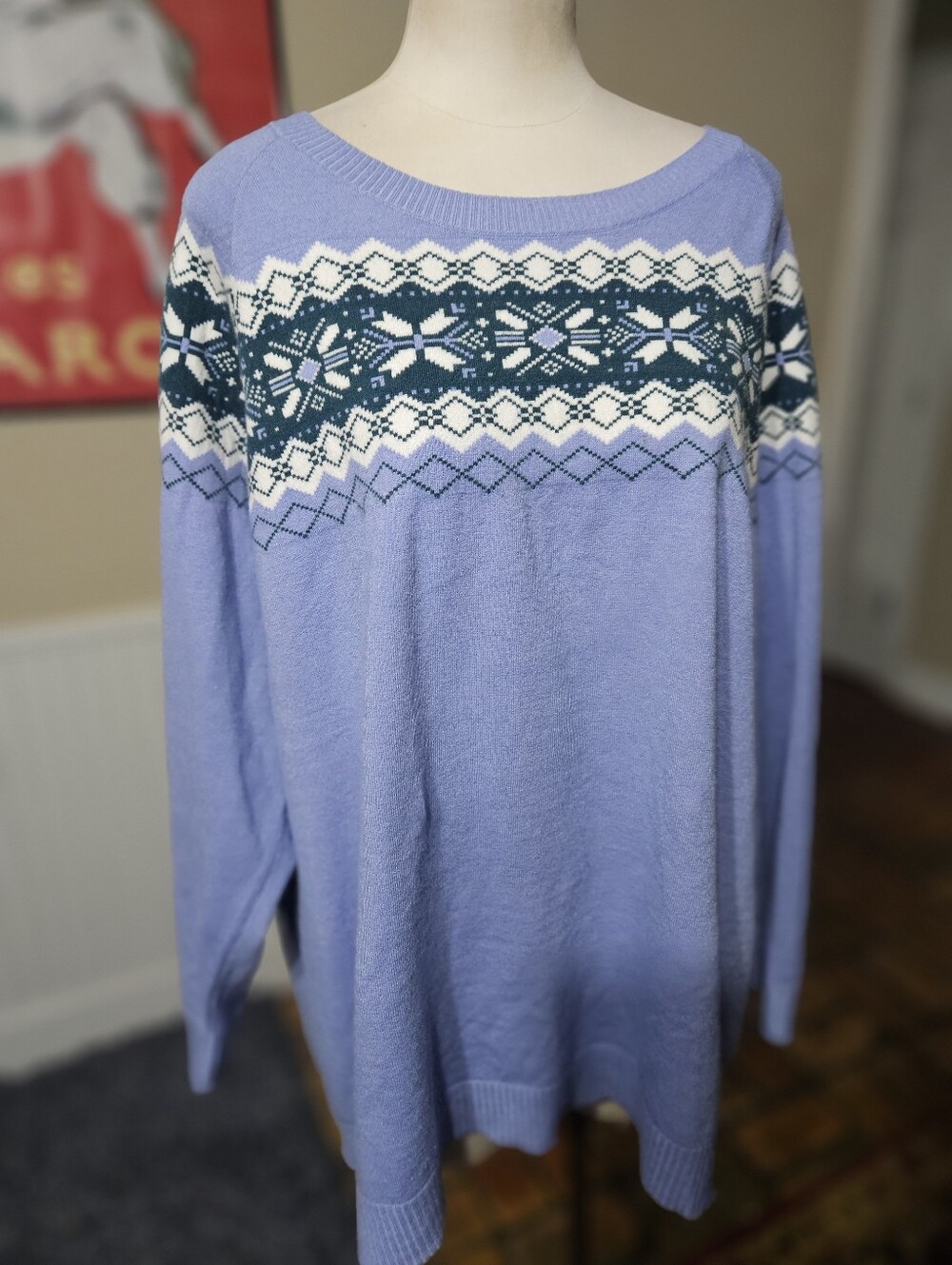 D And Co Lavender Sweater 3XL